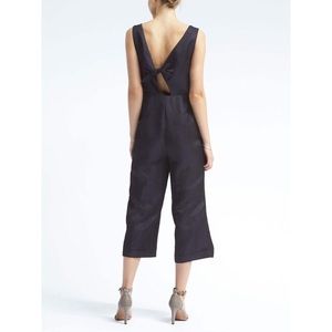Banana Republic V-neck crop jumpsuit